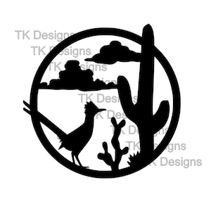 Roadrunner Cactus SVG