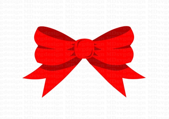 Download Svg Png Dxf Pdf Eps Christmas Red Bow Wreath Ribbon Etsy