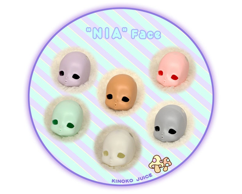 NIA / Head Face / KINOKO JUICE Original Doll 画像 1