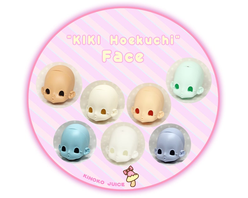 KIKI Hoekuchi / Head Face / KINOKO JUICE Original Doll image 1