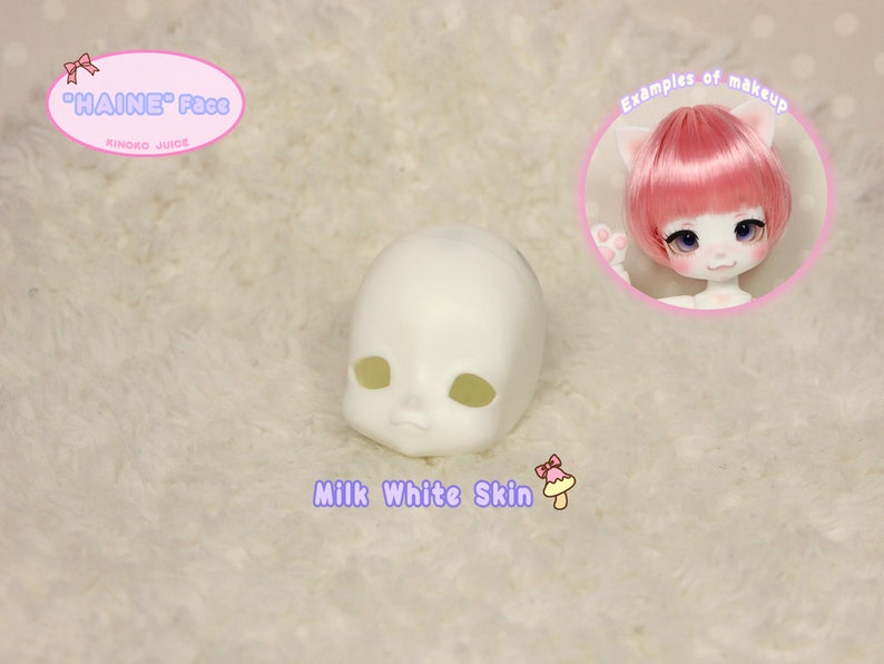 HAINE / Head Face / KINOKO JUICE Original Doll Milk White