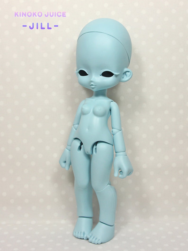 JILL / Dark Mint Skin Blank BJD / Kinoko Juice Original BJD Doll zdjęcie 3