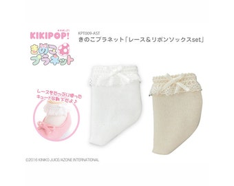 Short Lace Socks (2 color set) / KIKI, JILL, KIKIPOP Outfit