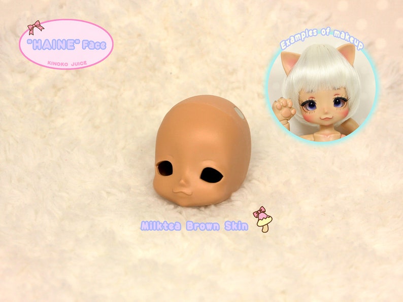 HAINE / Head Face / KINOKO JUICE Original Doll Milktea Brown