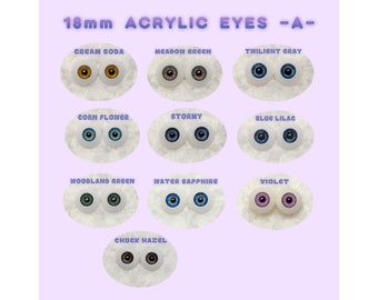 18mm Acrylic Doll eyes - A -