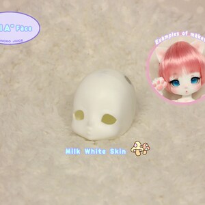 NIA / Head Face / KINOKO JUICE Original Doll Milk White