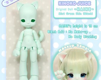 B Grade HAINE / Mint Green Skin (Blank Bjd) / Kinoko Juice Original BJD Doll