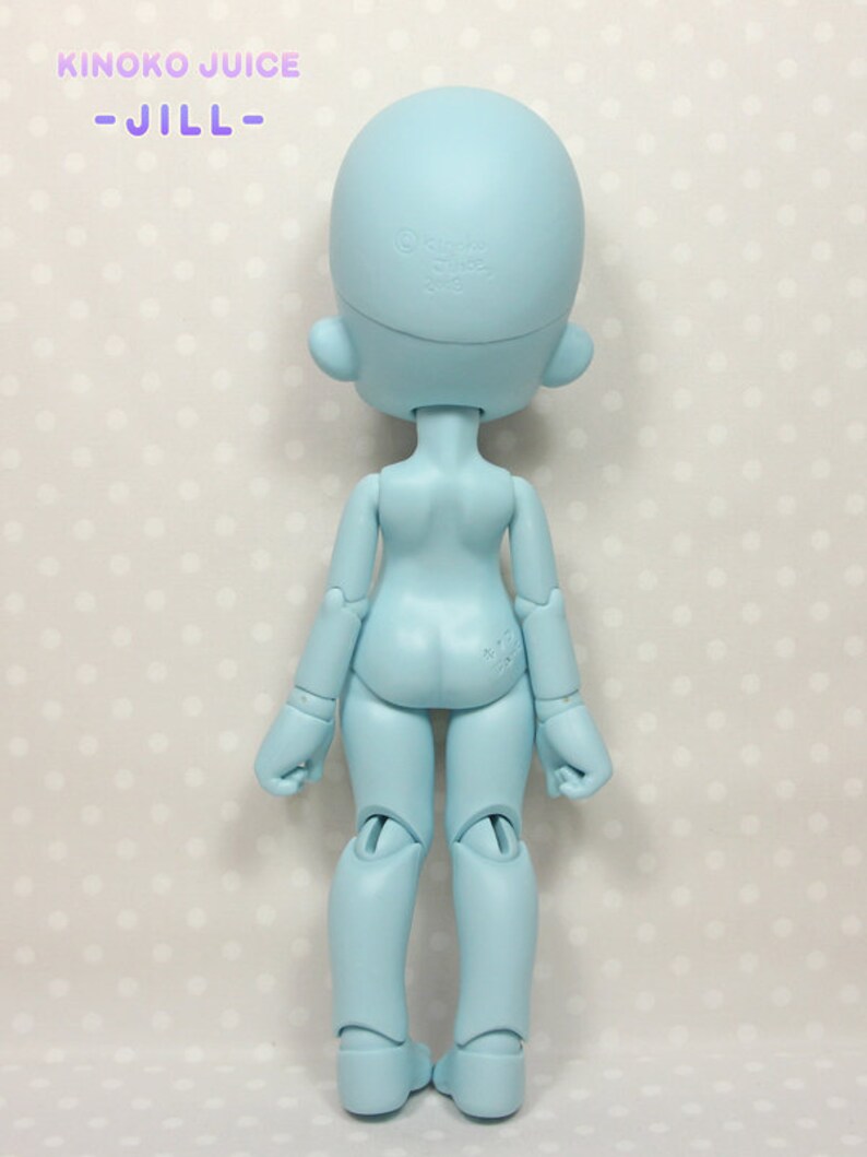 JILL / Dark Mint Skin Blank BJD / Kinoko Juice Original BJD Doll zdjęcie 4