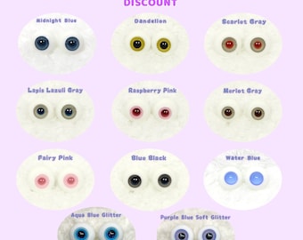 18mm Glass Doll Eyes -B-