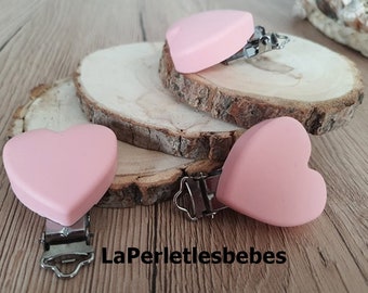 Clips coeur silicone