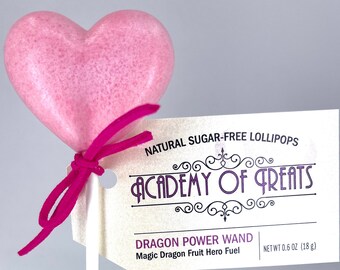 Dragon Fruit Lollipop: Sugar-Free Kids Candy