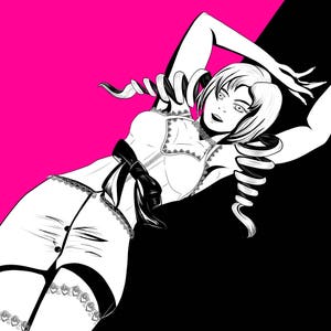 Catherine Noir Print - Etsy