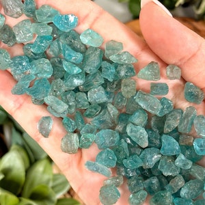 RARE Neon Blue Apatite Raw - Throat Chakra - No. 244