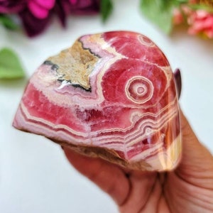 Polished High Quality Rhodochrosite Stalactite - #3