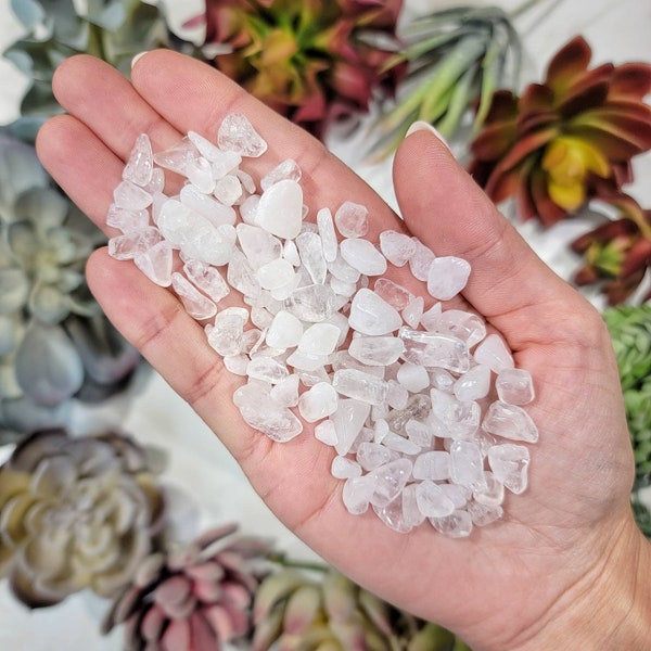 Clear Quartz Chips - Crown Chakra