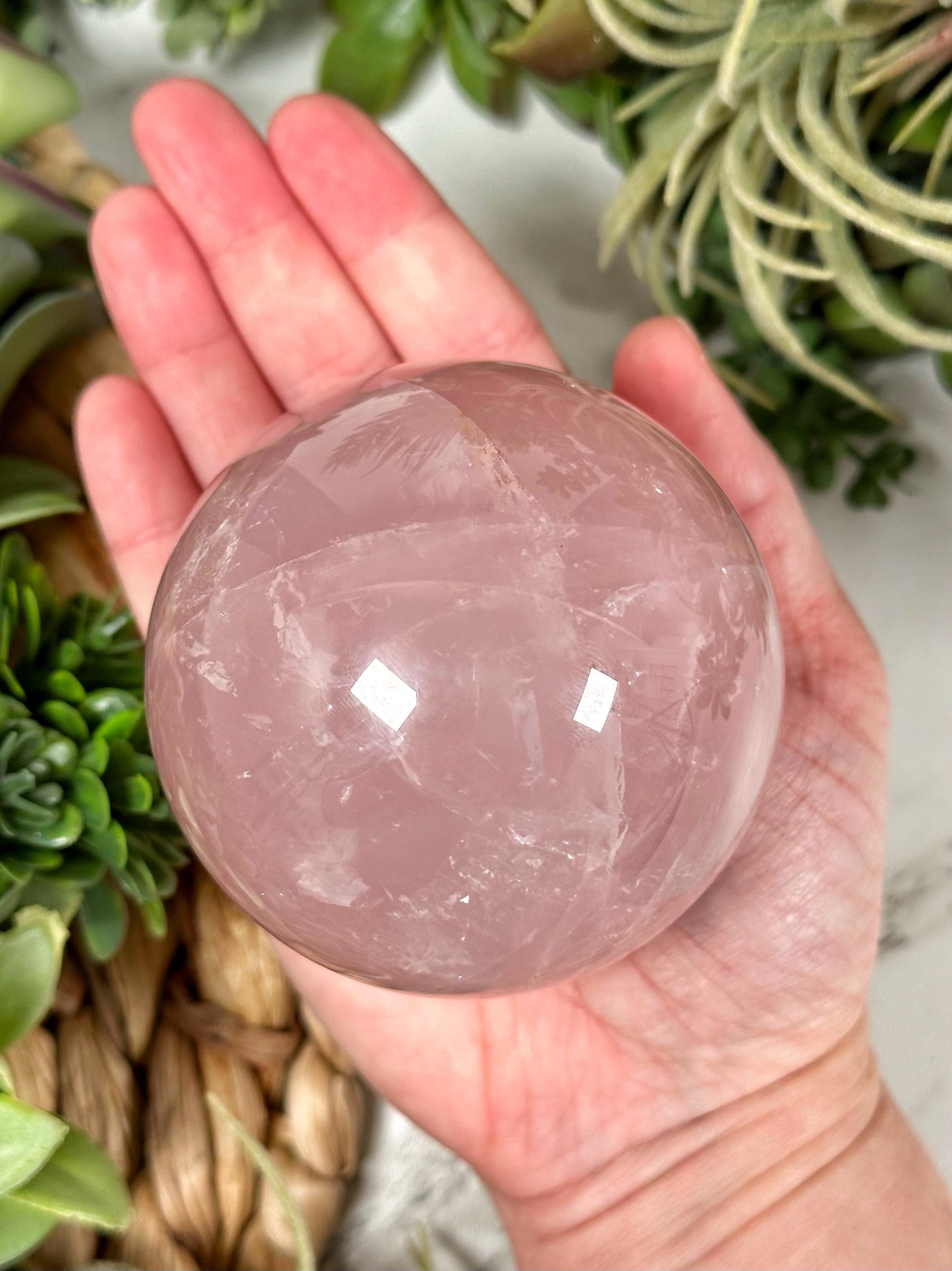 スターローズクォーツスフィア - #2 - Etsy 日本