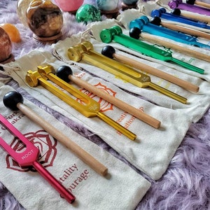 Tuning Forks Chakra Set - Weighted Tuning Forks -Balances Overall Wellbeing - Incredibly Healing -Beginner Tuning Forks- Sound Healing