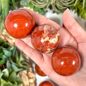 Red Jasper Sphere - Root Chakra - No. 531