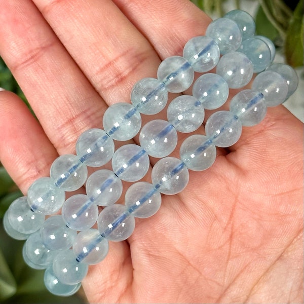 High Quality Aquamarine Bracelet - Throat Chakra - No. 739