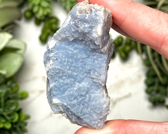 Raw Blue Chalcedony - #1