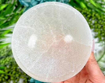 Small & Large Polished Selenite Bowl/Dish | Charging | Crown Chakra Crystals