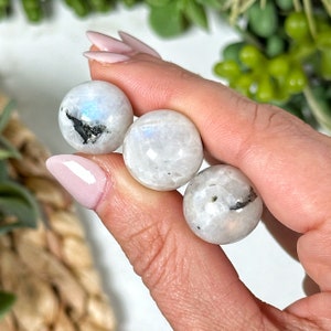 Mini Moonstone Sphere - Crown Chakra - No. 535