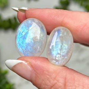 Flashy High Quality Moonstone Tumbles - Crown Chakra - No. 316