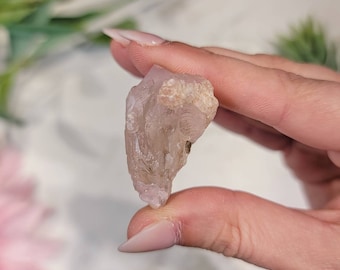 RARE High Quality Crystalized Rose Quartz - #5