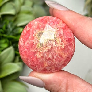 Rhodochrosite Palmstone - #6