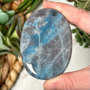 Blue Trolleite Palmstone - #4