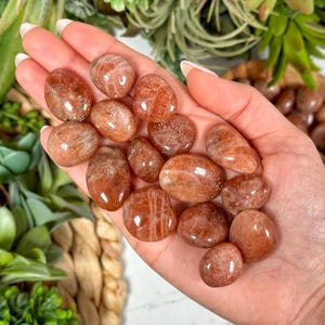 High Quality Sunstone Tumbles - All Chakras - No. 416
