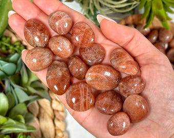High Quality Sunstone Tumbles - All Chakras - No. 416