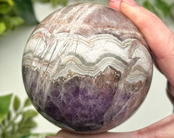 Crazy Lace Agate Amethyst Sphere | 75mm | - #2 (Polished Crystal Ball, Healing Stone)