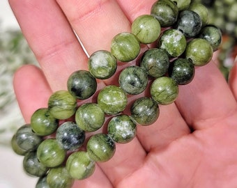 Green Jade Bracelets - Jadeite - Heart Chakra - No. 712