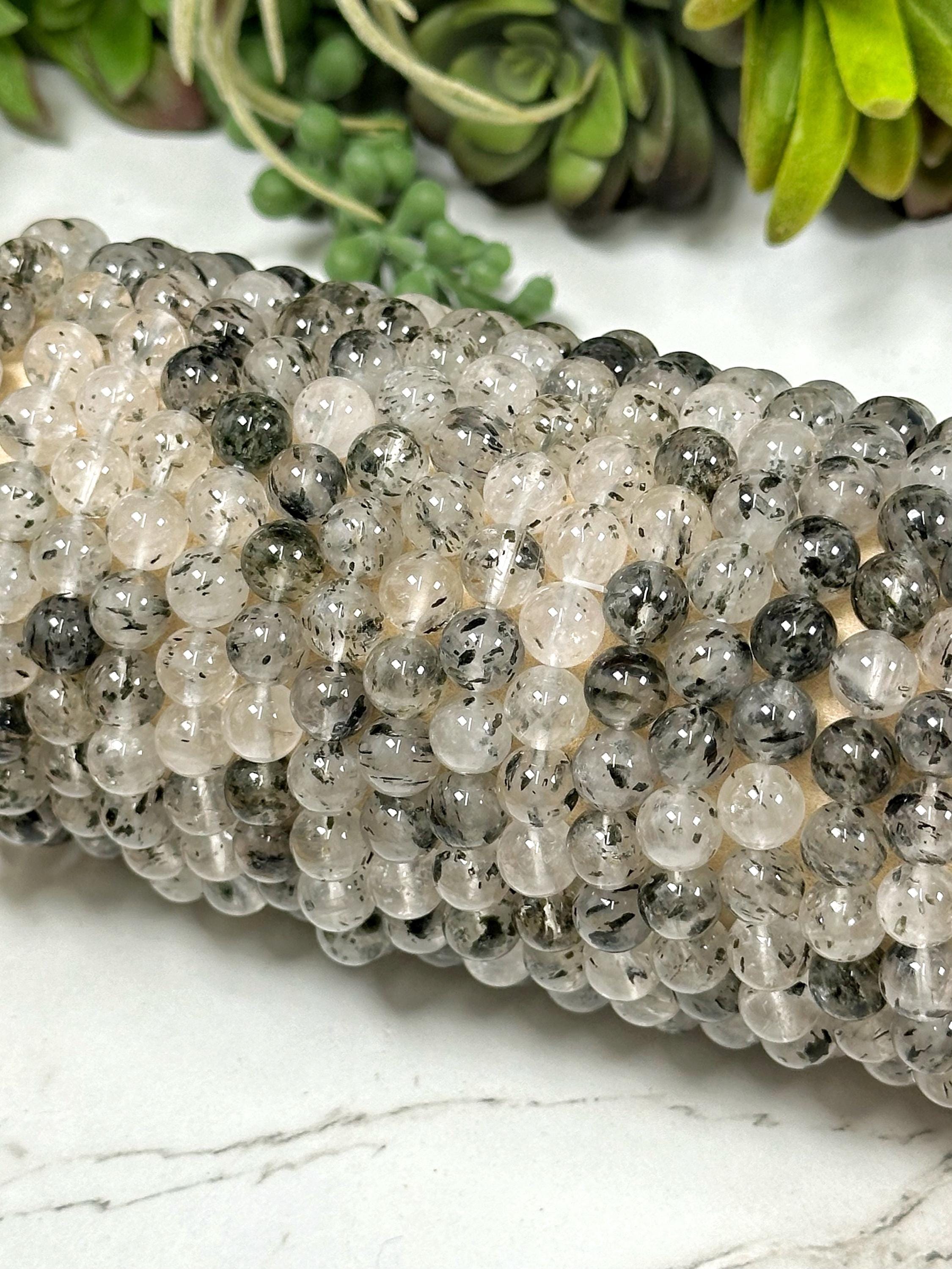 希少なグリーンマイカインクォーツブレスレット - No. 705 - Etsy 日本