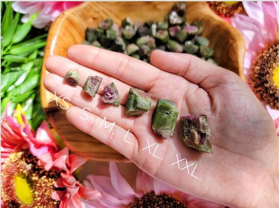 Raw Watermelon Tourmaline Piece Watermelon Tourmaline No. 250