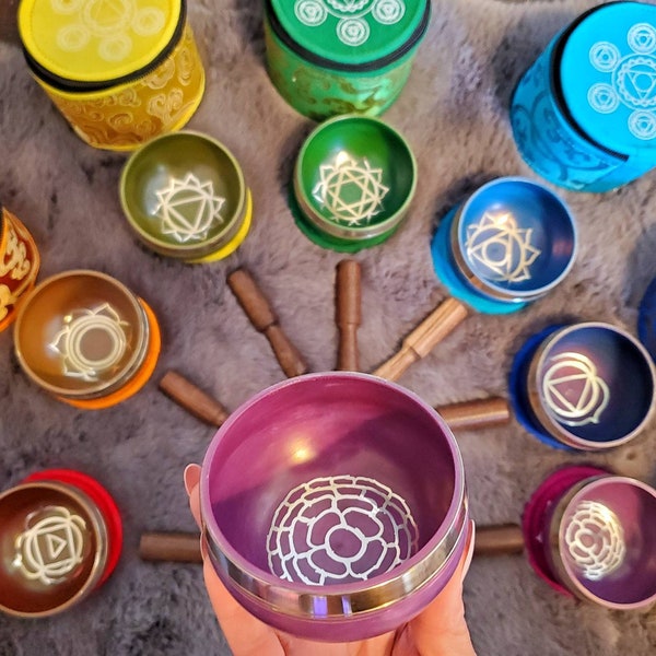 Chakra Tibetan Sound Bowls - Incredibly Healing -Beginner Singing Bowls- Meditation Bowls