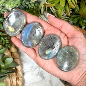 Labradorite Worry Stone - Stone of Transformation - No. 392