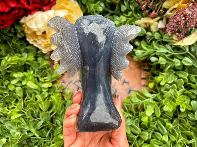 Gorgeous Druzy Agate Elephant #15