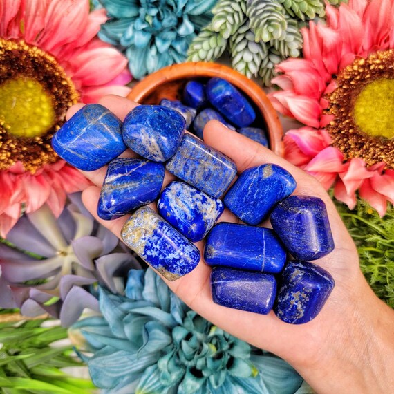 Lapis Lazuli Tumbles Throat Third eye Chakra Lapis Lazuli Stone