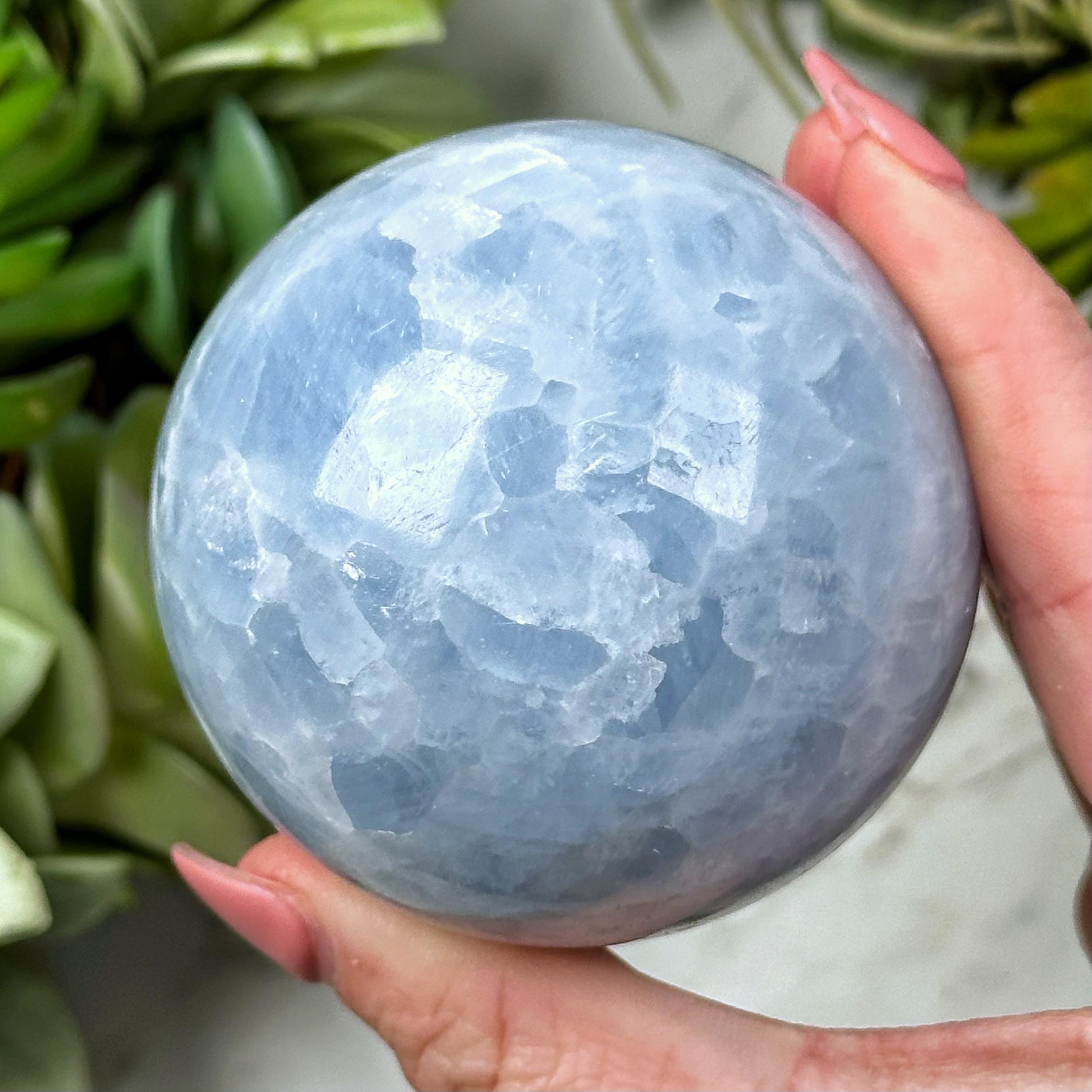 ブルーカルサイトスフィア - #4 - Etsy 日本