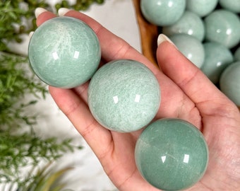 Green Aventurine Sphere - Heart Chakra - No. 553