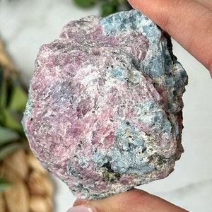 Raw Ruby in Kyanite - No. 801