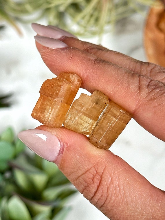 Raw orange best sale topaz