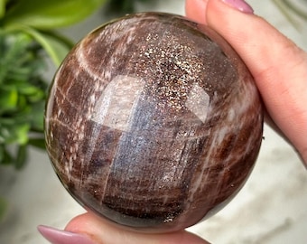 レッドムーンストーンスフィア - #8 - Etsy 日本
