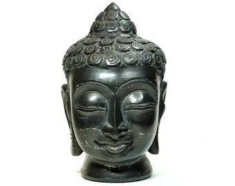 7.5lb Shungite Buddha Head - EMF Protector - Scientifically Proven - Healing Stone - Calm Stone