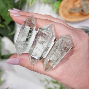 Prasiolite Double Terminated Point - Green Amethyst - No. 956