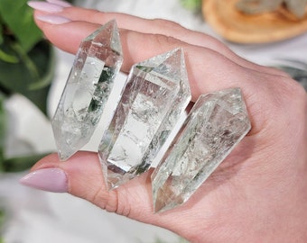 Prasiolite Double Terminated Point - Green Amethyst - No. 38