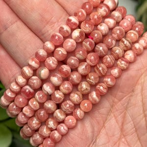 Super High Quality Rhodochrosite Bracelet - Heart Chakra - No. 758
