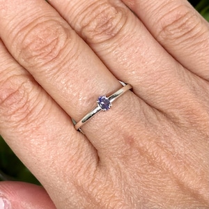 Tanzanite Ring Style 5 - Throat, Third Eye, and Crown Chakra - 925 Sterling Silver